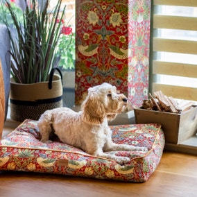 William Morris Strawberry Thief Mattress Pet Bed